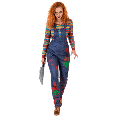 Disfraz De Muñeca Chucky Adulto - Disfraces Halloween Diabolicos - Disfraces de Muñeco Diabolico Adulto