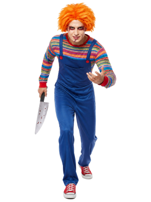 Disfraz De Muñeco Chucky Adulto - Disfraces Halloween Diabolicos - Disfraces de Muñeco Diabolico Adulto