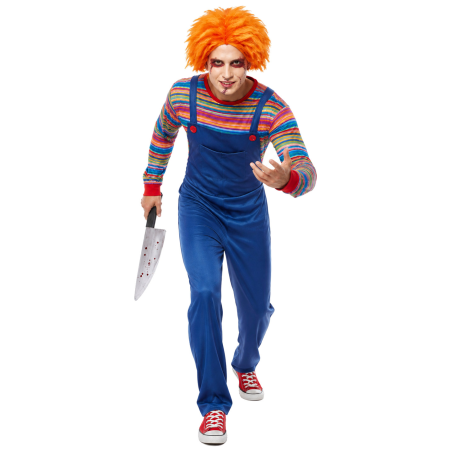 Disfraz De Muñeco Chucky Adulto - Disfraces Halloween Diabolicos - Disfraces de Muñeco Diabolico Adulto