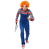 Disfraz De Muñeco Chucky Adulto - Disfraces Halloween Diabolicos - Disfraces de Muñeco Diabolico Adulto