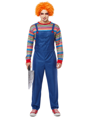 Disfraz De Muñeco Chucky Adulto - Disfraces Halloween Diabolicos - Disfraces de Muñeco Diabolico Adulto