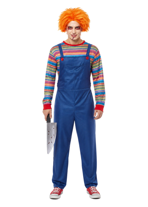 Disfraz De Muñeco Chucky Adulto - Disfraces Halloween Diabolicos - Disfraces de Muñeco Diabolico Adulto