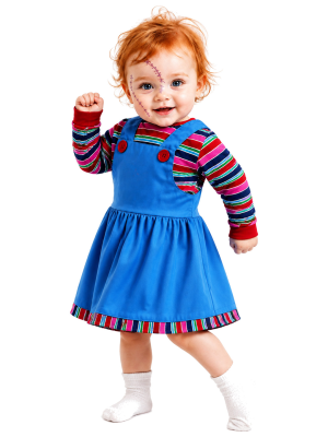 Disfraz De Muñeca Chucky Bebe - Disfraces Halloween Muñeco Diabolico - Disfraces de Muñeco Diabolico Bebe