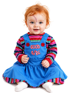 Disfraz De Muñeca Chucky Bebe - Disfraces Halloween Muñeco Diabolico - Disfraces de Muñeco Diabolico Bebe