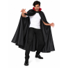 Capa de Vampiro Negra Cuello Rojo de 140cm -  Complementos Disfraces Halloween - Complementos de Vampiros y Vampiresas