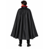Capa de Vampiro Negra Cuello Rojo de 140cm -  Complementos Disfraces Halloween - Complementos de Vampiros y Vampiresas
