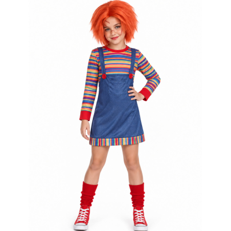 Disfraz De Muñeca Chucky Infantil - Disfraces Halloween Diabolicos - Disfraces de Muñeco Diabolico Infantiles
