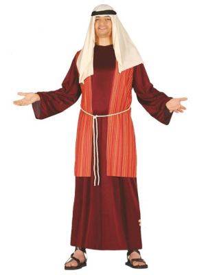 Comprar el Vestit de Pastor - Sant Josep de color Vermell només 17.00€ – vestit de Botiga en línia