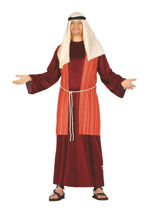 Comprar el Vestit de Pastor - Sant Josep de color Vermell només 17.00€ – vestit de Botiga en línia