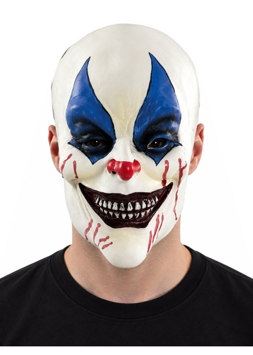 Mascara De Payaso Diabolico Blue