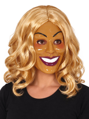 Mascara Purga Mujer Sonriente - Mascaras de Peliculas de Terror
