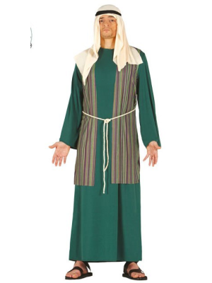 Disfraz de Pastor - San Jose Verde - Disfraces de Arabe para Hombre