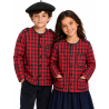 Kaiku Rojo Y Negro Infantil - Trajes Regionales Vascos - Toquillas y Mendigozales