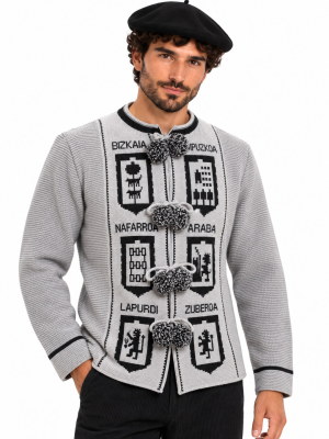 Mendigoizale Provincias Gris Adulto - Kaiku Trajes Vascos - Toquillas y Mendigozales