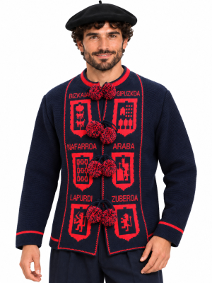 Mendigoizale Provincias Azul Adulto - Kaiku Trajes Vascos - Toquillas y Mendigozales
