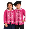 Mendigoizale Provincias Rosa Fucsia Infantil - Kaiku Trajes Vascos - Toquillas y Mendigozales