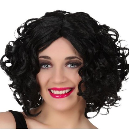 Comprar Perruca de Rínxols de color Marró Club per només 9.50€ – vestit de Botiga en línia