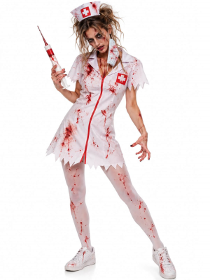 Disfraz De Zombie Enfermera Mujer - Disfraces Halloween Mujer - Disfraces Halloween Mujer