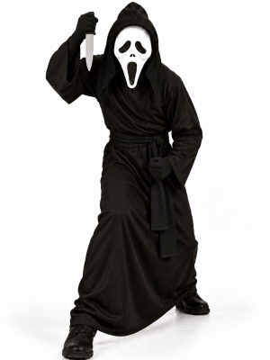 Disfraz De Scream Económico Niño - Disfraces Ghost Face