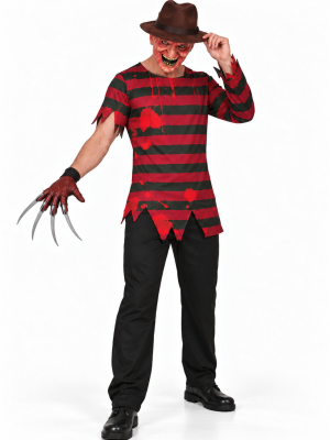 Disfraz De Freddy Hombre - Disfraces Freddy Krueger - Disfraces de Asesino de Pesadillas Adulto