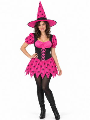 Bruixa, Curt De Color Rosa