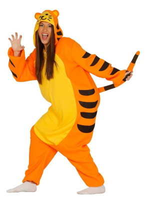 Disfraz de Tigre Pijama - Disfraces de Animales Adultos