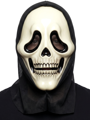 còpia de Mascara Calavera Con Capucha Pvc