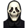 Mascara Calavera Killer con Capucha - Mascaras Esqueletos y Catrinas - Mascaras Halloween