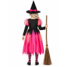 Disfraz De Bruja Rosa Picos Niña - Disfraces de Brujas Infantiles - Disfraces de Brujas y Hechiceros para Niñas
