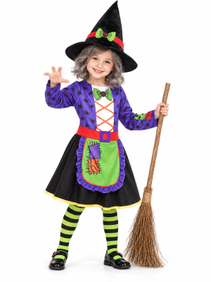 Disfraz De Bruja Arañas Bebe - Disfraces Brujitas Niñas - Disfraces de Brujas y Hechiceros para Bebes