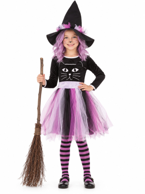 Disfraz De Bruja Felina Infantil