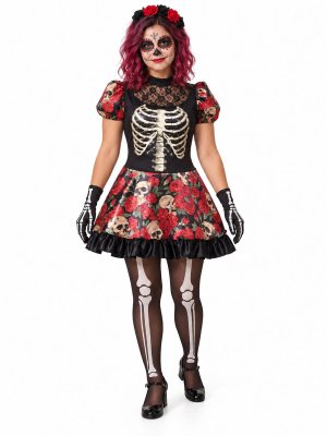 Vestit Catrina Flores