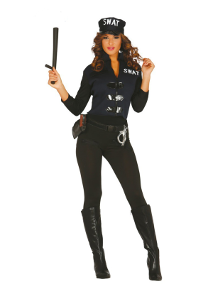 Disfraz de Policia Swat Chica - Disfraces de Policias y Presos para Mujer