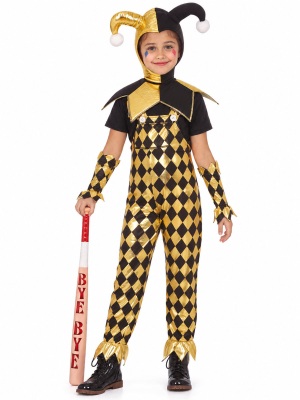 Disfraz De Dangerous Gliter Clown Infantil