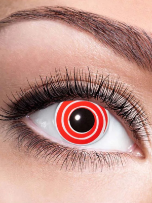 Lentillas Espiral Roja - Lentillas de Halloween
