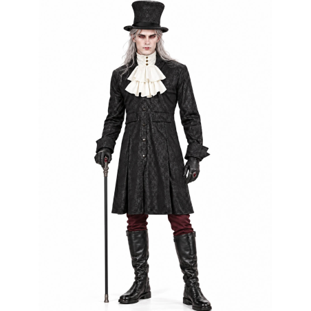 Disfraz de Vampiro Gotico Negro Hombre - Disfraces Halloween Vampiros - Disfraces de Vampiros y Goticos para Hombre