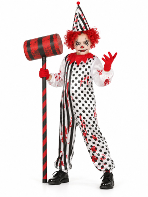 Disfraz De Payaso Diabolico Niño - Disfraces Halloween Payasos - Disfraces de Halloween Infantiles