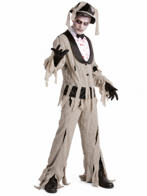 Disfraz De Novio Cadaver Harapos Hombre - Disfraces Halloween Zombies - Disfraces Halloween Hombre