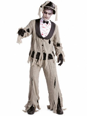 Disfraz De Novio Cadaver Harapos Hombre - Disfraces Halloween Zombies - Disfraces Halloween Hombre