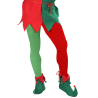 Panty Bicolor Rojo y Verde - Medias y Pantys