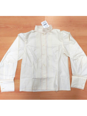 Camisa Casera Niña con Puntillas Beige - TRAJES REGIONALES
