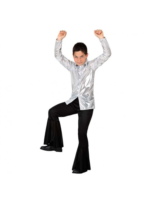 Disfraz de Disco Plata Niño - Disfraces de Disco para Niño