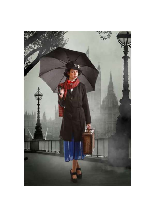Disfraz de Niñera Mary Poppins - Disfraces de Mary Poppins Adultos
