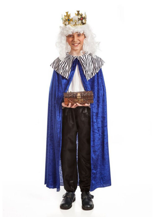 Acheter Manteau Bleu Roi Enfant pour seulement 13.00€ – Atelier de costumes en ligne