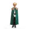 Capa Rey Verde Infantil - Disfraces Navideños para Niños