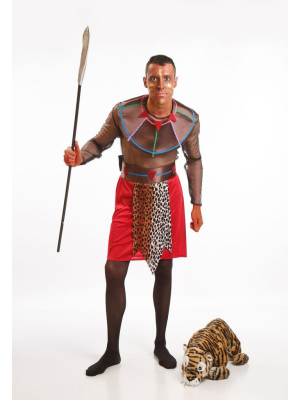 Disfraz de Massai hombre - Disfraces de Africanos para Hombres