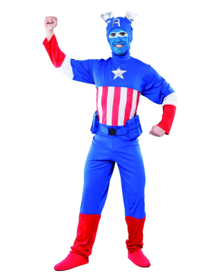 Disfraz de Capitan Azul - Disfraces de Superheroes para Hombre