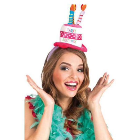 Diadema Tarta de Cumpleaños - Gorros y Gafas