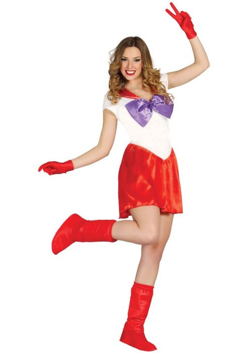 Disfraz de Sailor Rojo - Disfraces Otros Dibujos Adultos