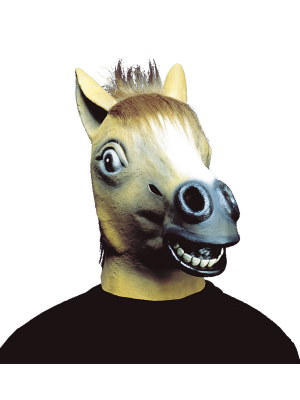 Mascara de Caballo con Pelo  - Mascaras y Antifaces